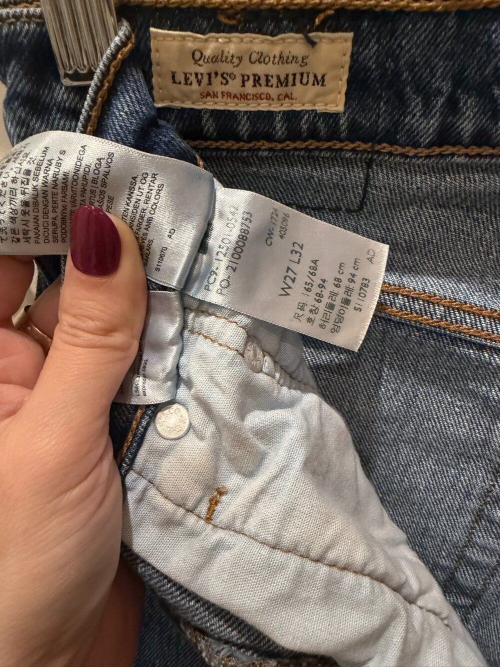 Levis 501 Straight Leg Jean - Picture 5 of 5